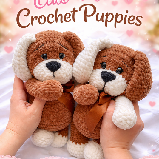 Wag Dog Amigurumi – Step-by-Step Crochet Pattern (Beginner Friendly)